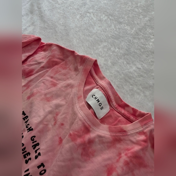Pink Tie-Dye CHNGE Shirt - Picture 2 of 2